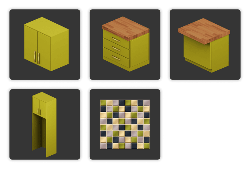 Галерея мода Мебель для кухни Crux Kitchen #1